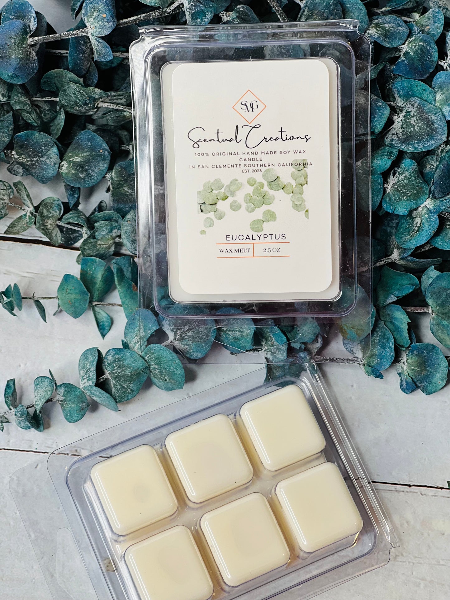 Eucalyptus Soy Candle Vegan Candle Natural Soy Wax Candle Toxic Free Candle Aromatherapy Candle Hand Poured Candle