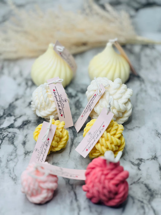 Scented Unscented Assorted Decorative Soy Candle Spiral Soy Candle Woolen Ball Candle for Party Favor Birthday Gift Home Decor