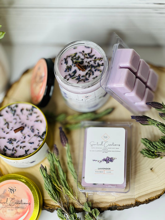 Lavender Soy Candle Vegan Candle Natural Soy Wax Candle Toxic Free Candle Aromatherapy Candle Hand Poured Candle