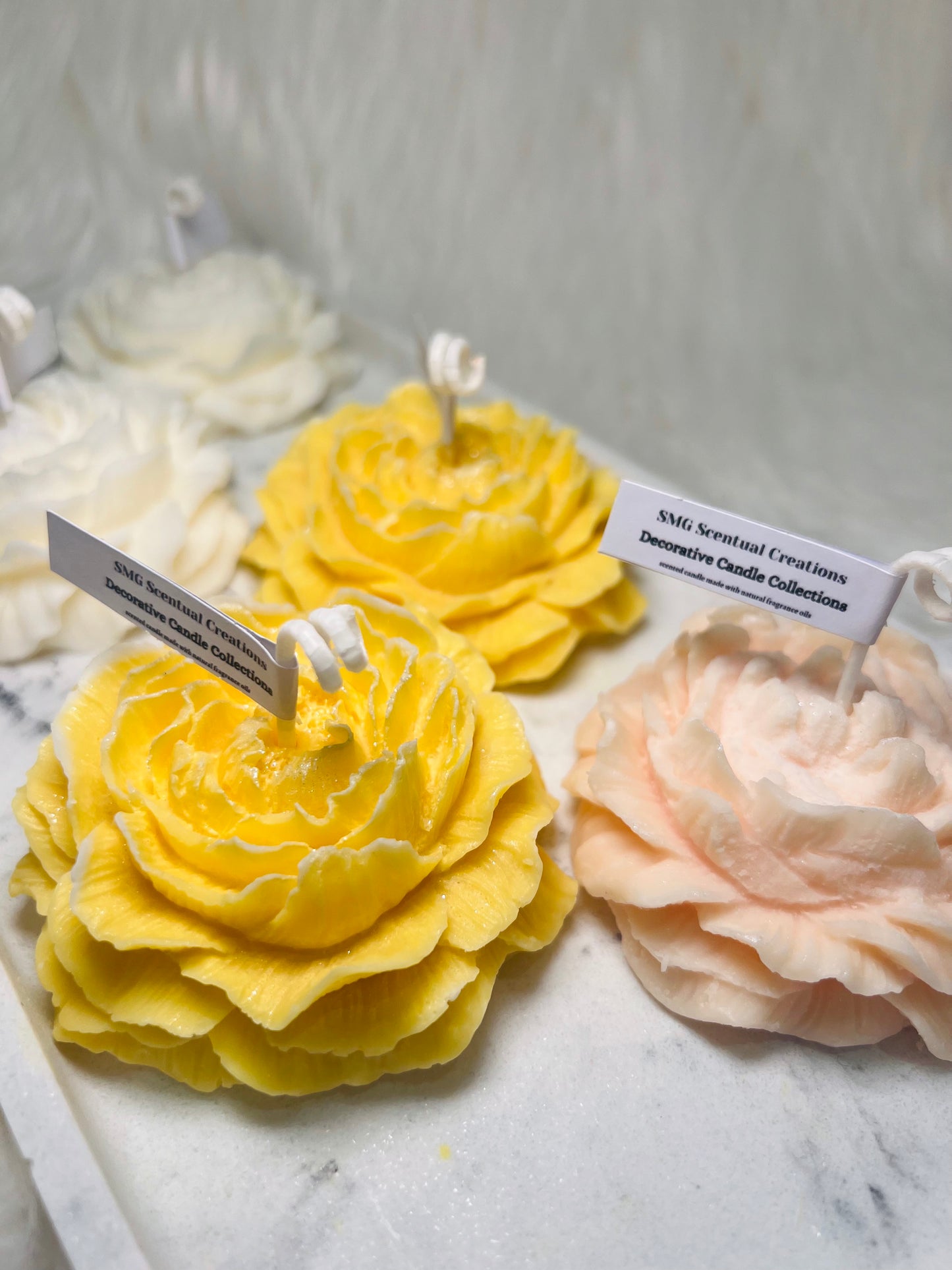 Flower Candle | Rose Candle | Peony Candles | Home Decor | Birthday,Wedding favor, Gifts, Giveaways